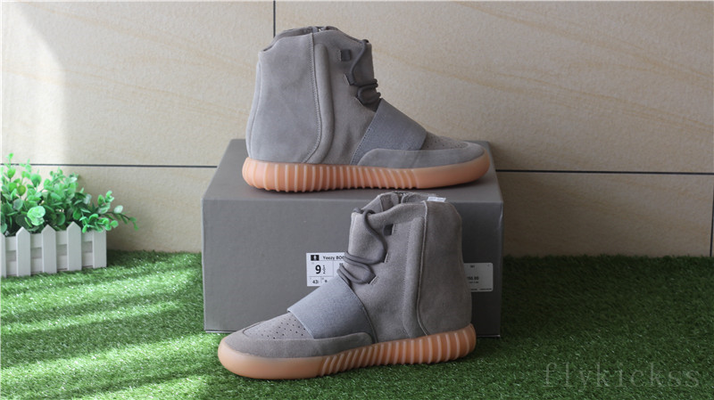 Adidas yeezy boost 750 grey gum glow in the dark